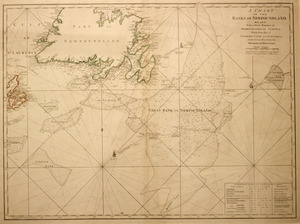 A chart of the Banks of Newfoundland