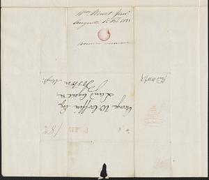 William Woart Junior to George Coffin, 15 February 1833