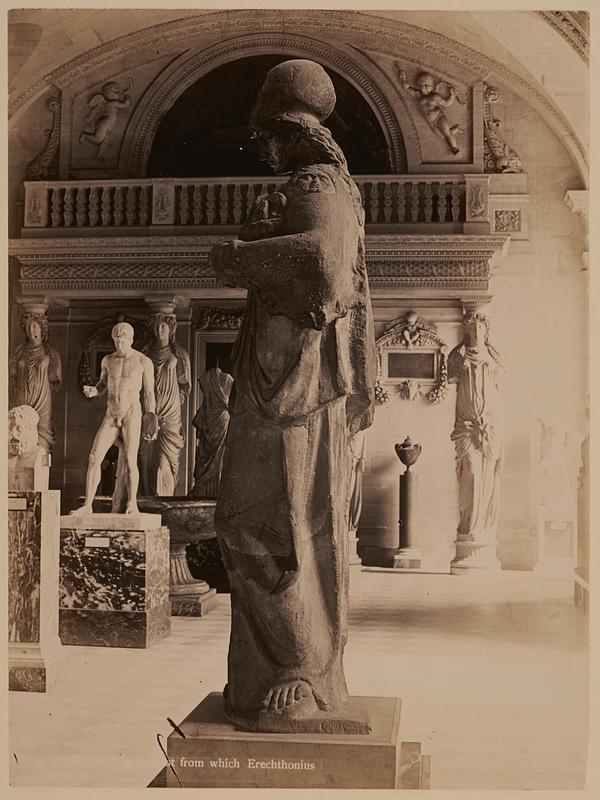 Athena holding a chest from which Erechthonius emerges Digital