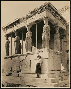 The Porch of the Caryatides, a portion of one of the Greek temples of the Acropolis
