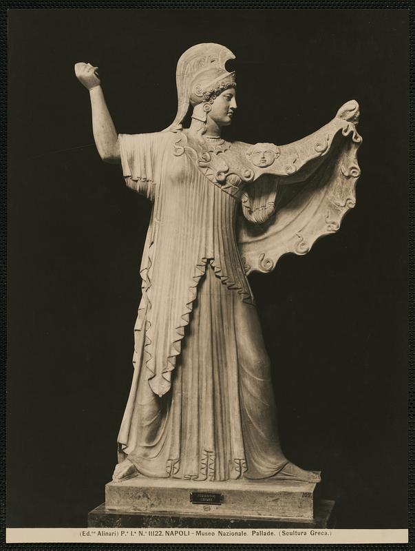 Napoli - Museo Nazionale. Pallade. (Scultura Greca)