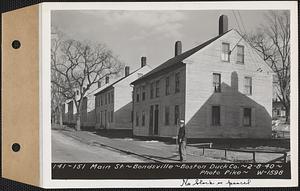 141-151 Main Street, tenements, Boston Duck Co., Bondsville, Palmer, Mass., Feb. 8, 1940
