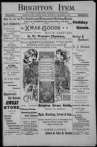 The Brighton Item, December 19, 1891