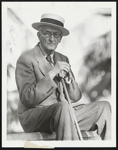 Sees Gloomy Future. George Ade (above), who once made a nation laugh with his "Fables in Slang," celebrates Feb. 9 his 75th birthday. Ade, who says "never in all my experience have I seen the outlook so gloomy as now" doubts "whether I could write anything funny now, even if I were much younger than I am."