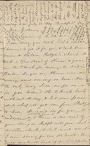 Letter from Zadoc Long to John D. Long, July 11, 1869