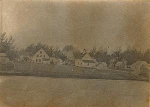 Houses along the Bass River, South Yarmouth, Mass.