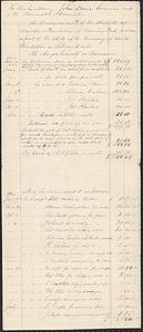 Herring Pond and Black Ground Accounts, 1839-1840
