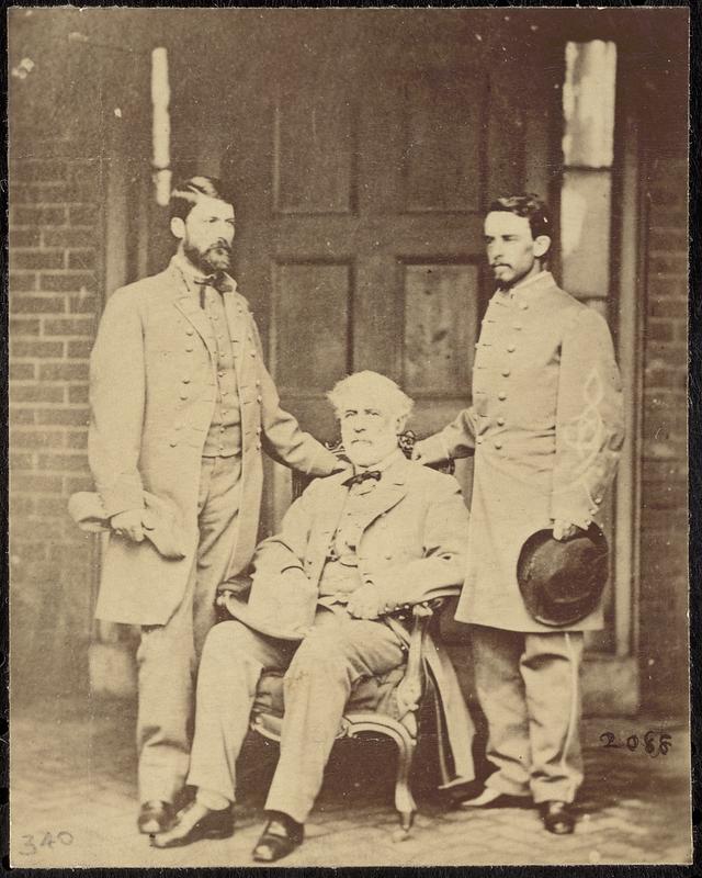 Gen. Robert E. Lee. Gen. G.W. Lee. Col. Walter Taylor