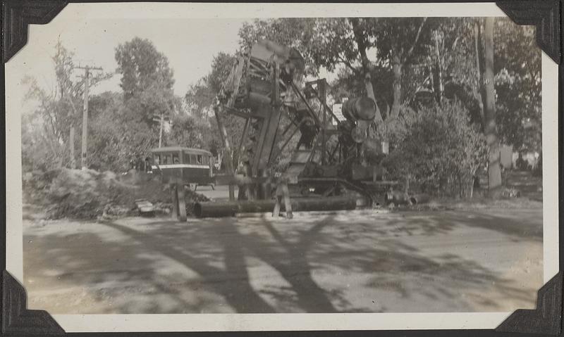 Barber Greene digger at the State Road