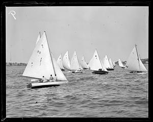 Sailboats, including "Sachem"