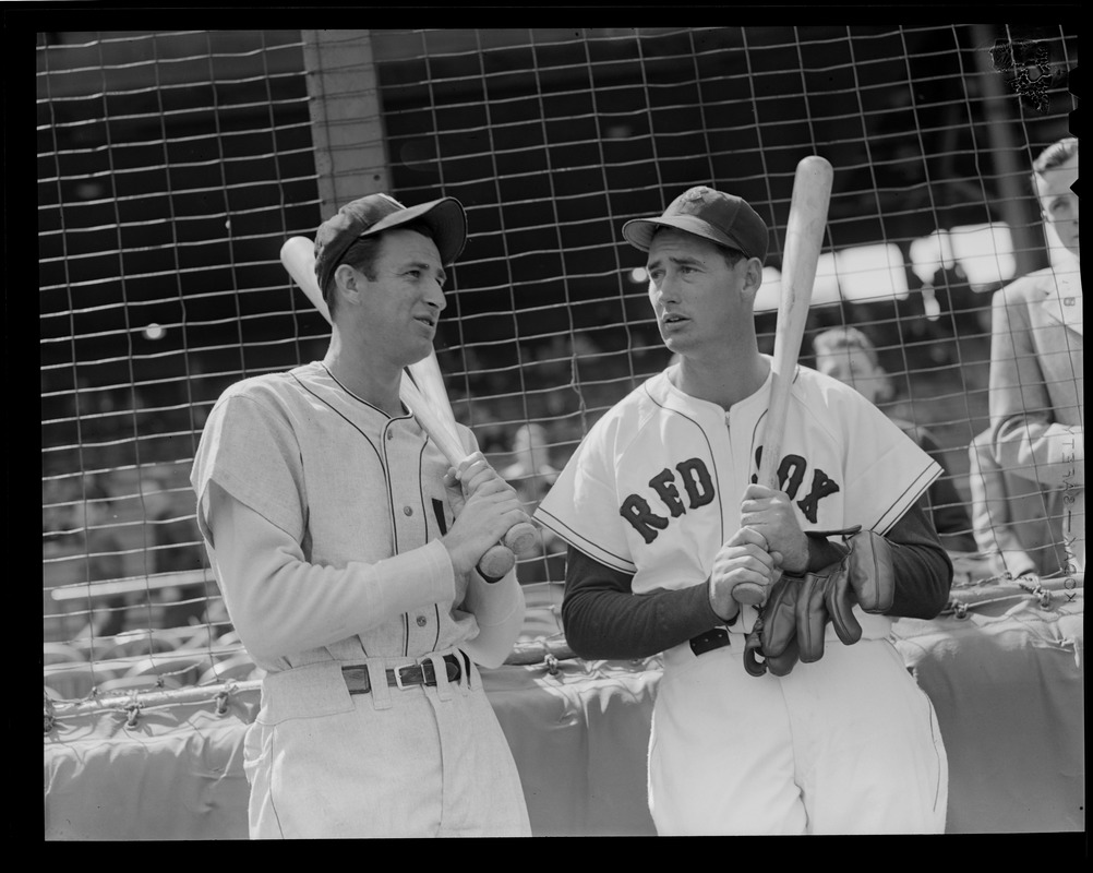 Ted Williams with Senator