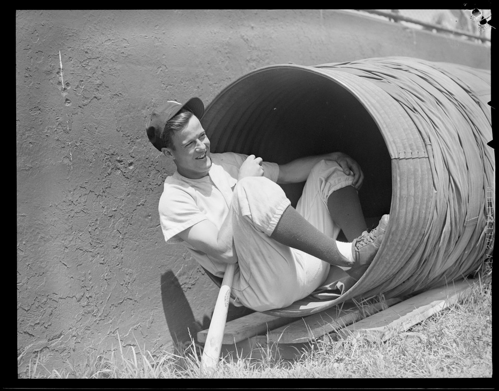 Player sitting inside the tarp