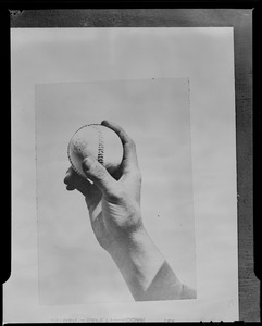Throwing hand of Ty Cobb