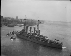 USS Nebraska leaving Boston