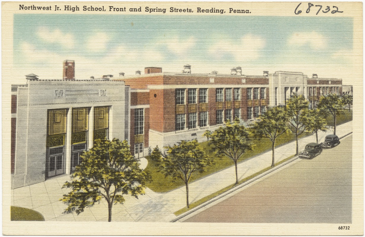 Northwest Jr. High School, front and Spring streets, Reading, Penna.
