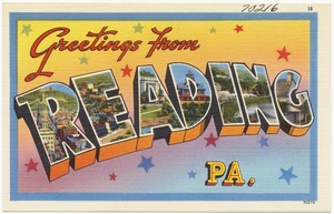 Greetings from Reading, PA.