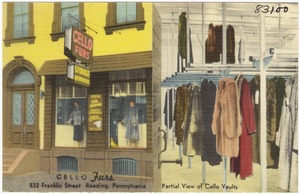 Cello Furs, 532 Franklin Street, Reading, Pennsylvania