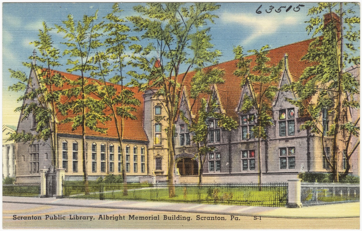 Scranton Public Library, Albright Memorial Building, Scranton, Pa.