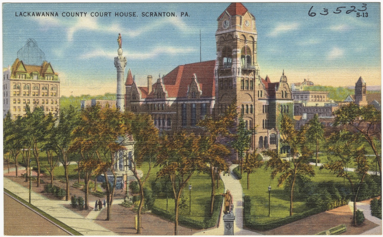 Lackawanna County Court House, Scranton, PA. - Digital Commonwealth