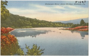 Delaware River above bridge, Shohola, Pa.