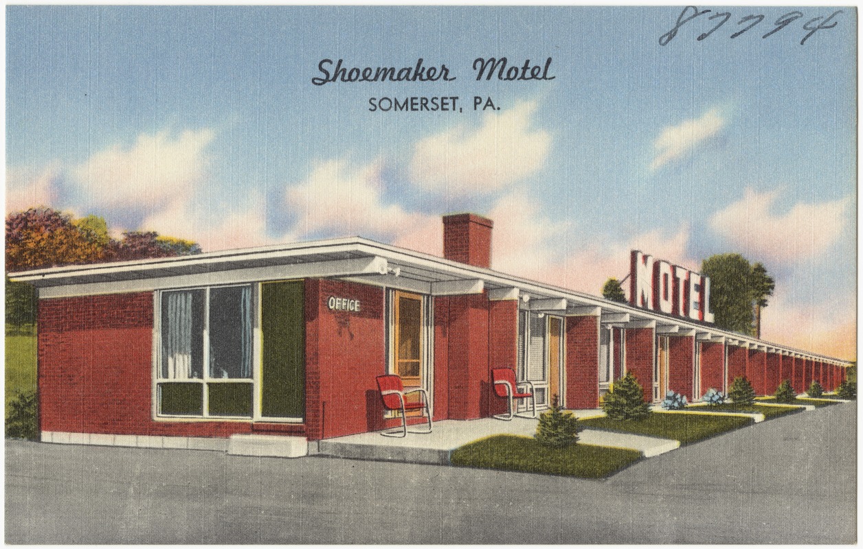 Shoemaker Motel, Somerset, PA. Digital Commonwealth