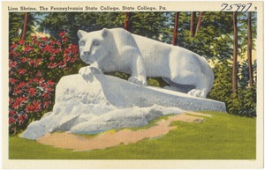 Lion Shrine, Pennsylvania State College, State College, Pa.