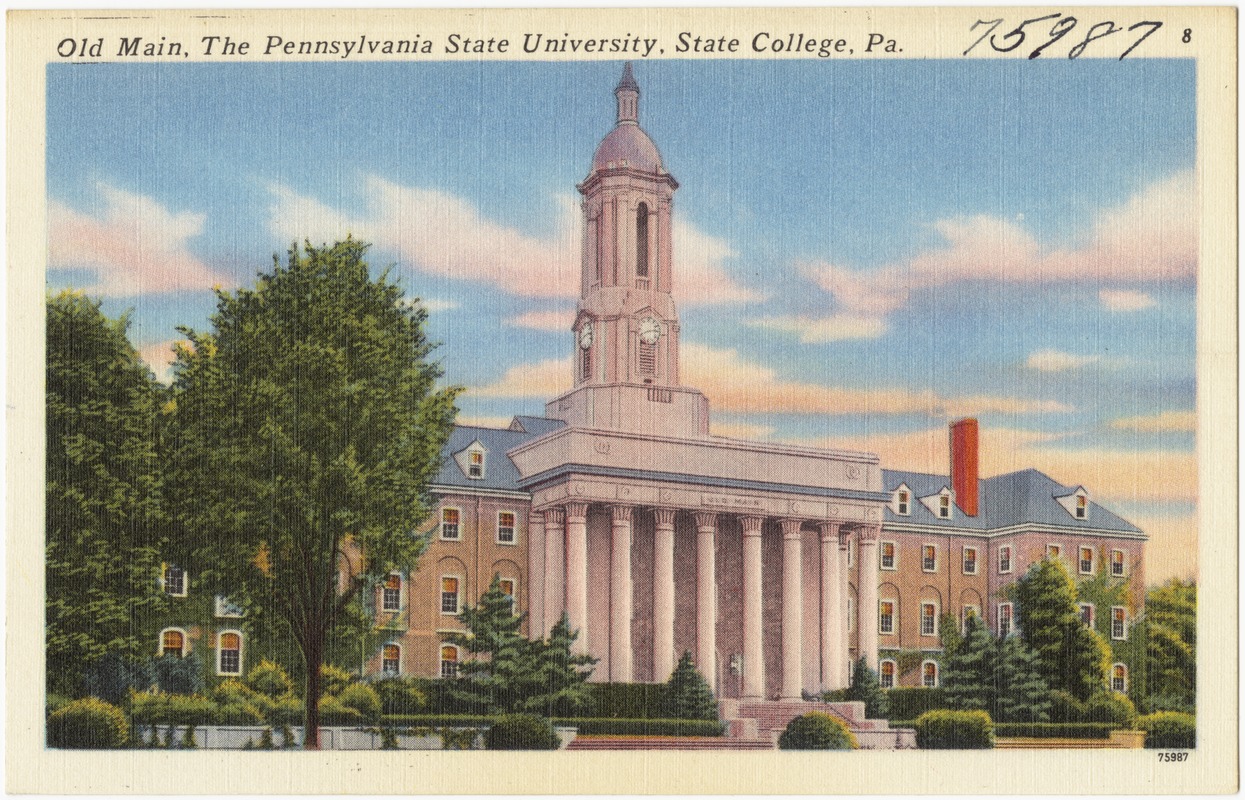 Old Main, The Pennsylvania State University, State College, Pa ...