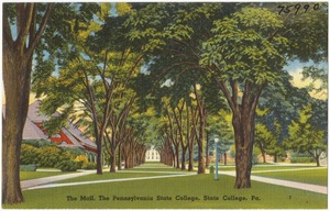 The Mall, The Pennsylvania State College, State College, Pa.