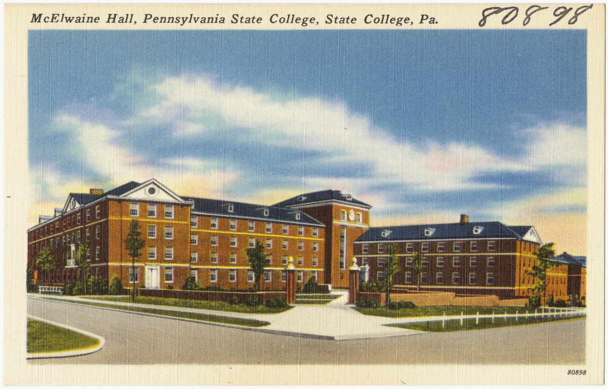 McElwaine Hall, Pennsylvania State College, State College, Pa.