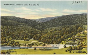 Tunnel Outlet, Tionesta Dam, Tionesta, Pa.