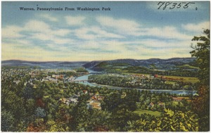 Warren Pennsylvania from Washington Park