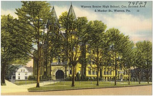 Warren Senior High School, cor. Second Ave. & Market St., Warren, Pa.