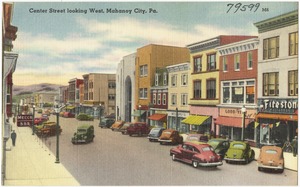 Center Street looking west, Mahanoy City, Pa.