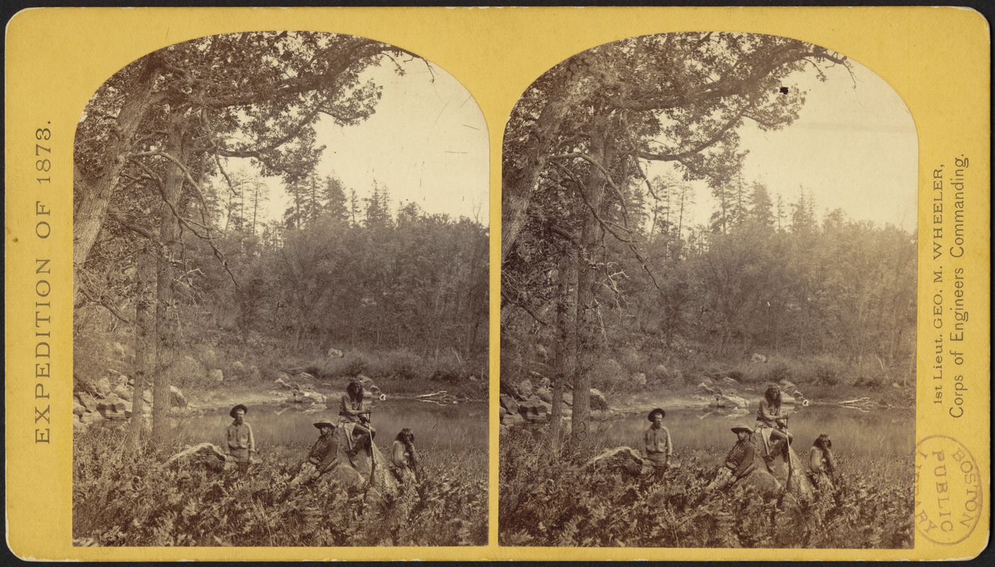 Coyotero Apache scouts, at Apache Lake