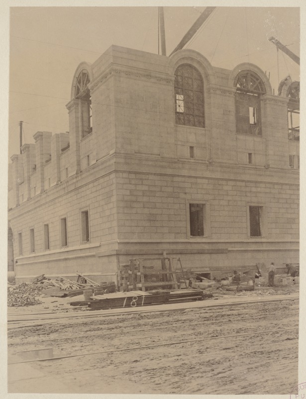 View of Dartmouth and Boylston St. corner, showing second floor windows