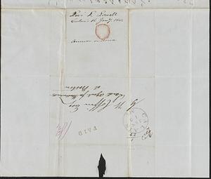 Levi L. Lowell to George Coffin, 12 January 1844