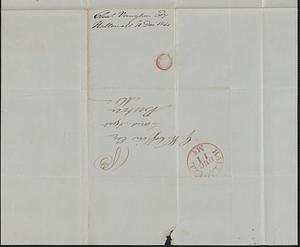 Charles Vaughan to George Coffin, 11 December 1844