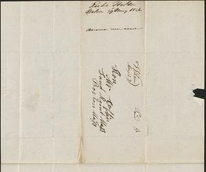 Luke Hilton to George Coffin, 27 May 1846