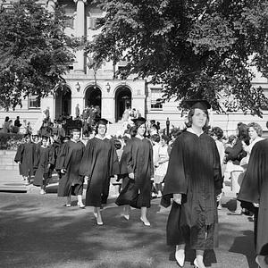 New Bedford High School graduation, William Street, New Bedford