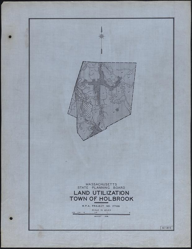Land Utilization Town of Holbrook Digital Commonwealth