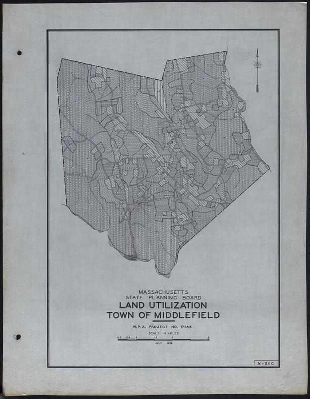 Land Utilization Town of Middlefield Digital Commonwealth