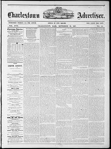Charlestown Advertiser, September 28, 1867