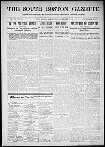 South Boston Gazette, February 28, 1914