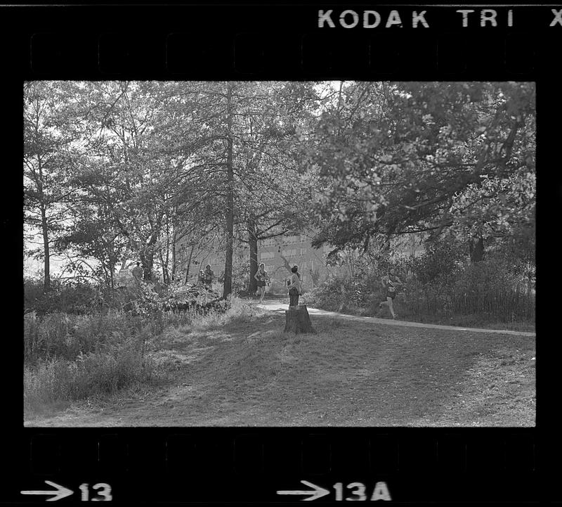 Intercollegiate cross country foot race, Franklin Park, Dorchester ...