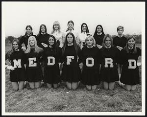 Medford -- 1st row Roberta Griffin, Carol White, Sharon Rossian, Joanne Patterson, Betty Wallace, Peggy Walker, Carol Rapallo. 2nd row Karen Fleischer, Kathy Tracy, Margaret Valdario, Elaine Zaccagnini, Susie Stella Denise McGillivary.