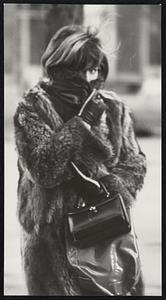 Woman in fur coat