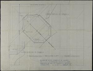 Full-scale drawing of wood corbels in nave