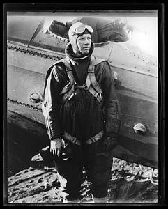 Lindy in Washington, D.C. after making airmail trip to South America
