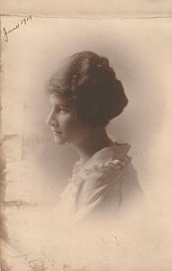 Portrait of an unidentified woman