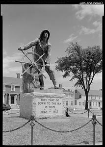 Gloucester, "They that go down to the sea in ships," statue